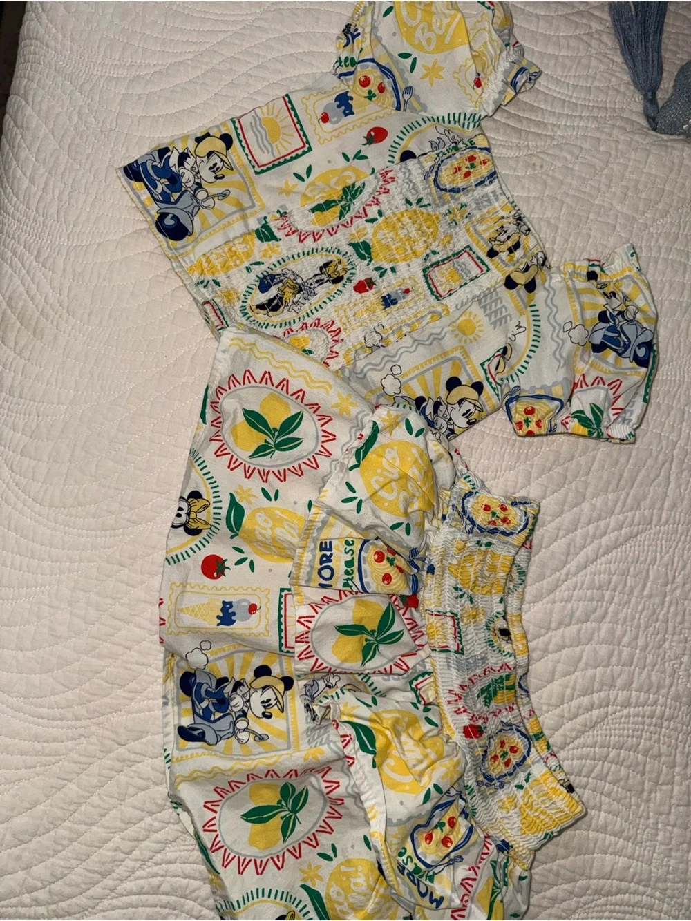 Minnie/Mickey Two-Piece Top & Skirt Set -  3T BUT Fits like 2T!!